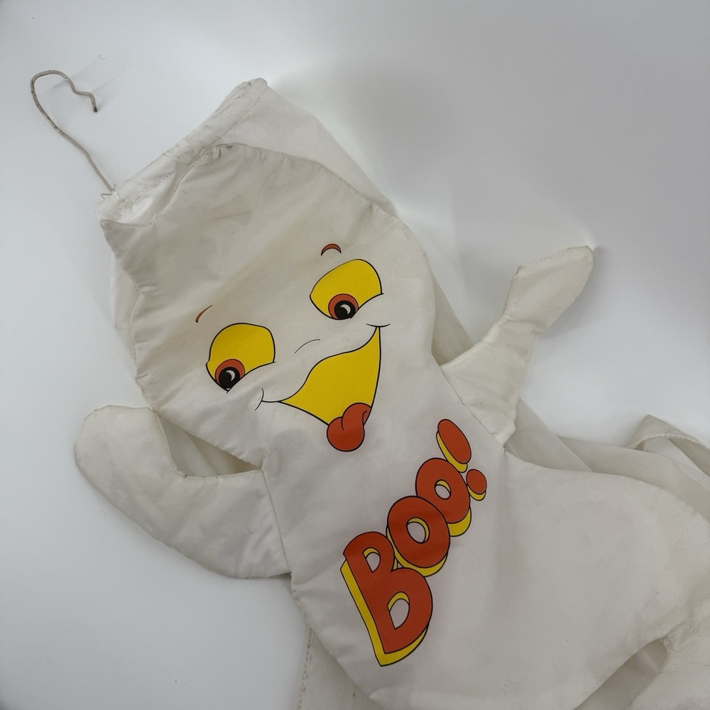 Vintage Halloween Ghost Boo Windsock Outdoor Yard Decoration